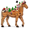 ceppo di natale, cavallo divino